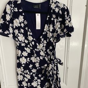 Floral Wrap Dress
